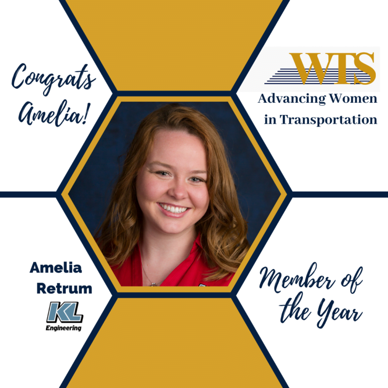 Amelia Retrum | WTS Member of the Year graphic