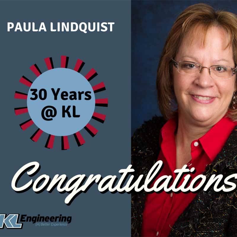 Paula Lindquist â€“ 30 Years at KL!