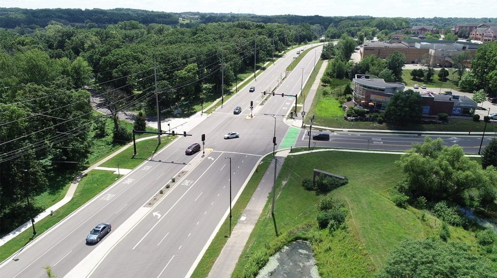 Fish Hatchery Road in Fitchburg, Wisconsin