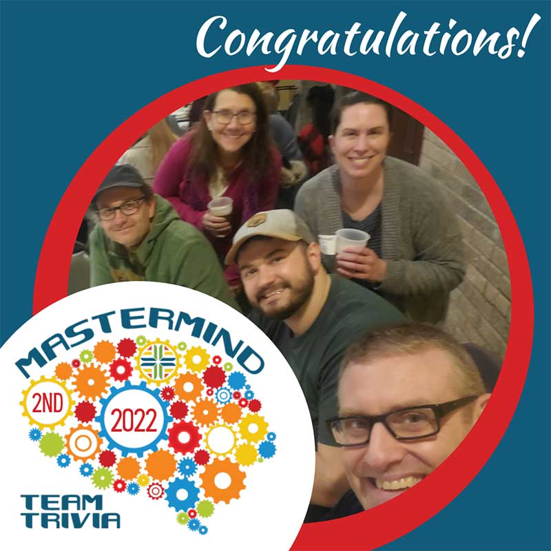 Mastermind Trivia Team Ranks High