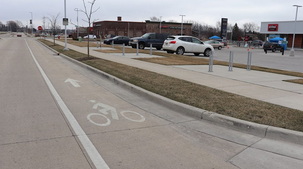 Walking path in Greenfield, Wisconsin