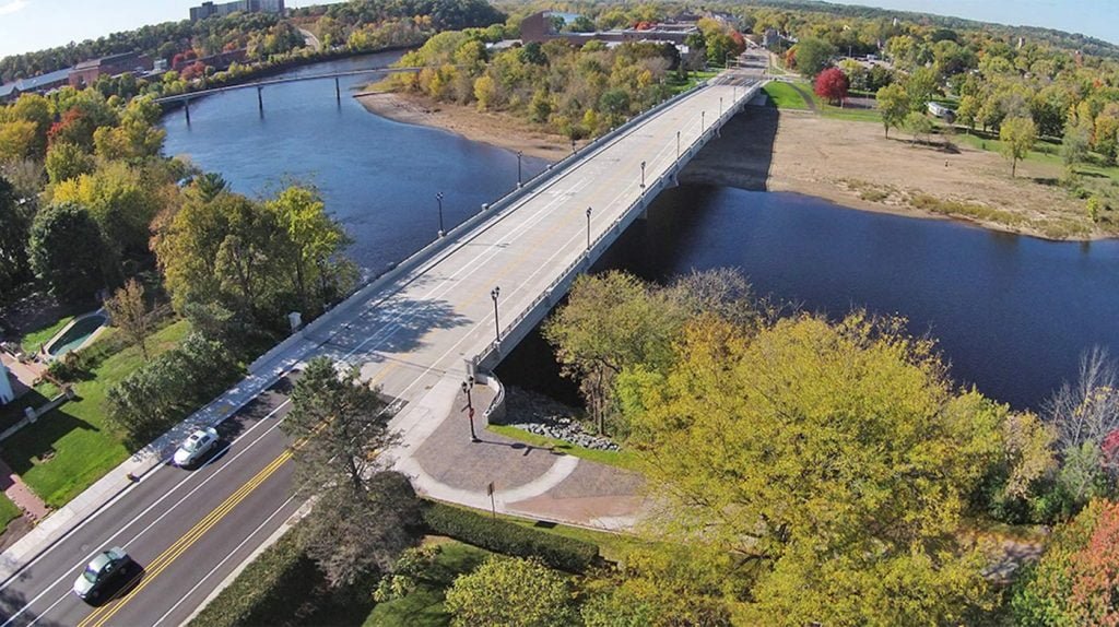 Water Street Bridge in Eau Claire, Wisconsin