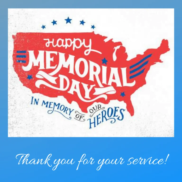 Closed for Memorial Day