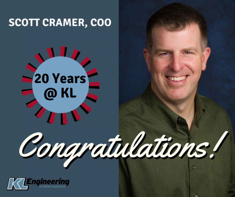 Scott Cramer, COO - 20 Years at KL!