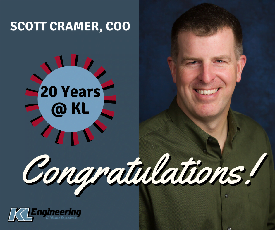 Scott Cramer, COO - 20 Years at KL!
