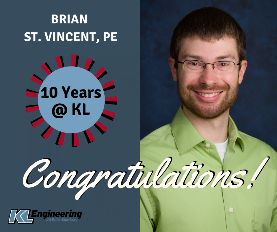 Brian St. Vincent - 10 Years at KL!
