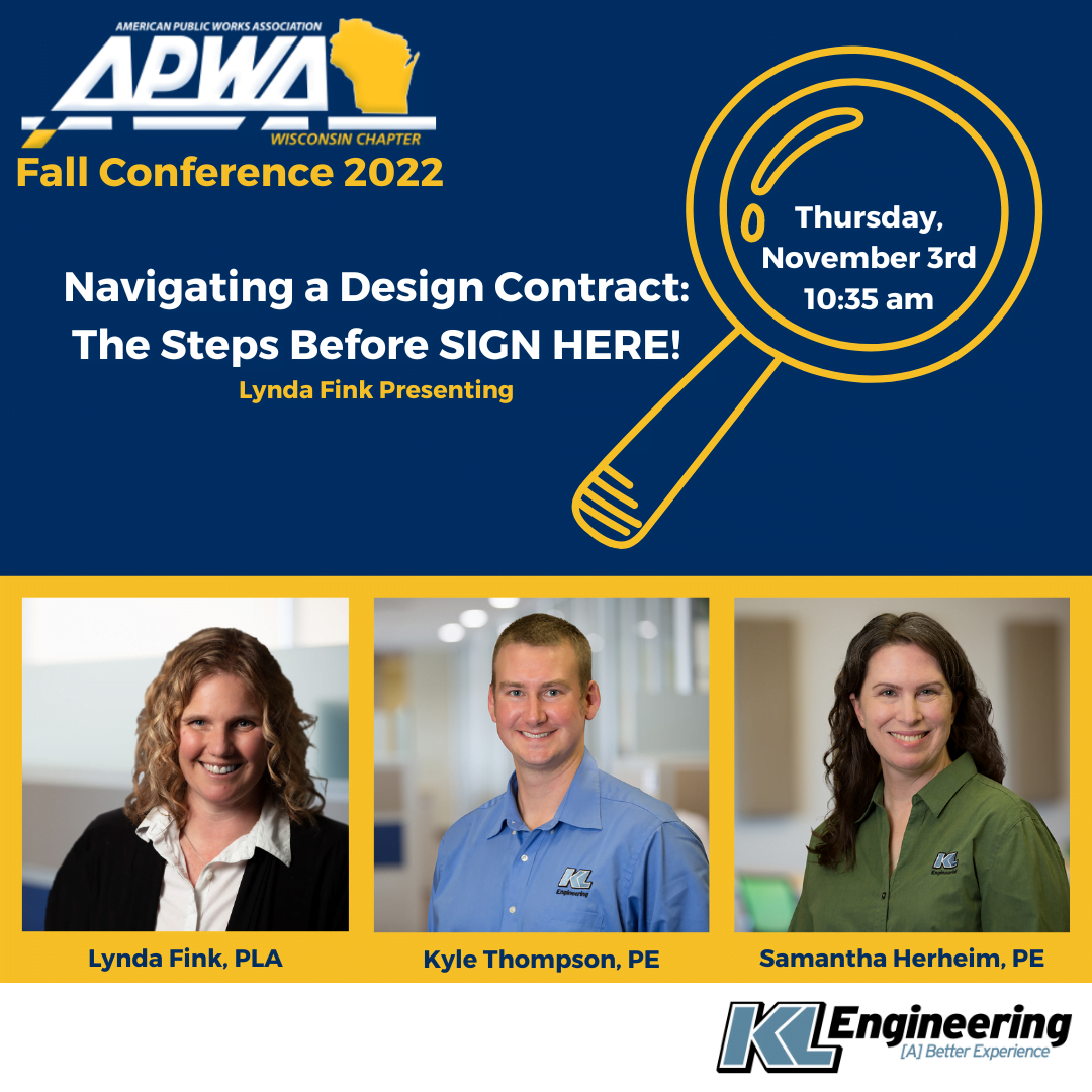 APWA Wisconsin Fall Conference KL Engineering