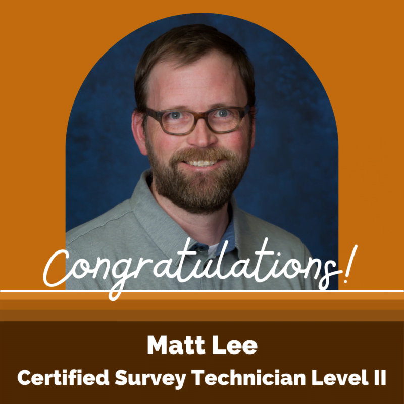 Congratulations, Matt Lee!