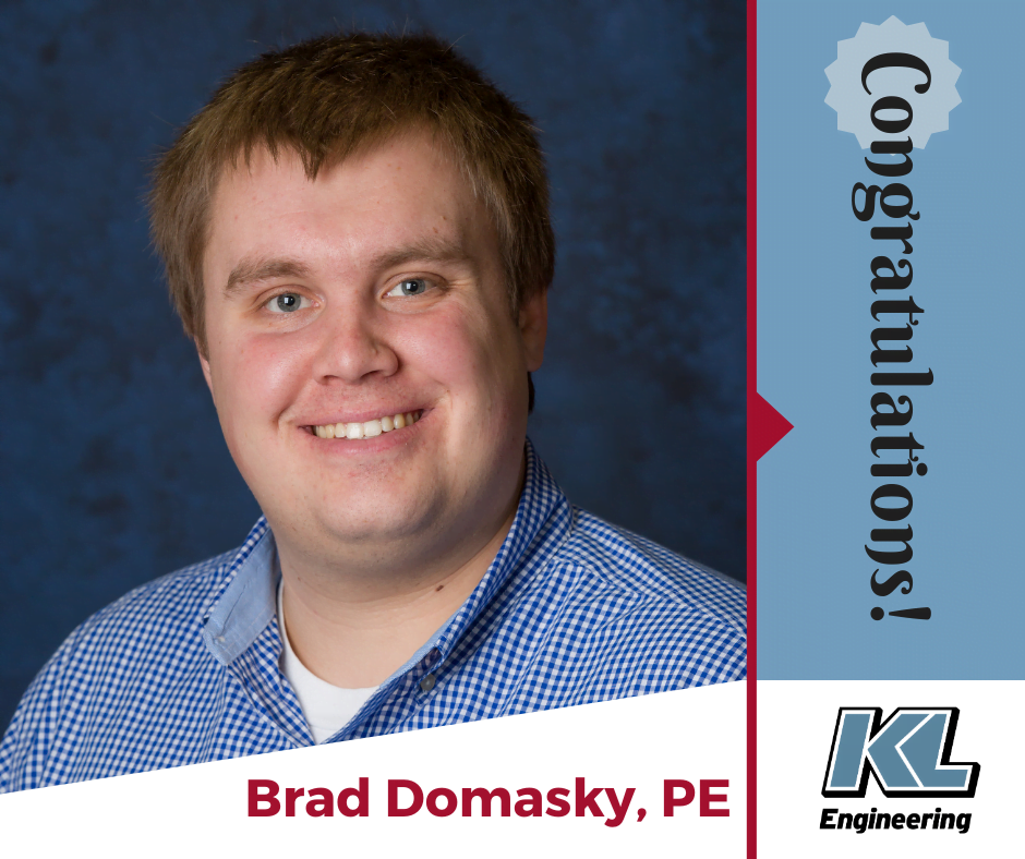 Brad Domasky - Passed PE Exam!
