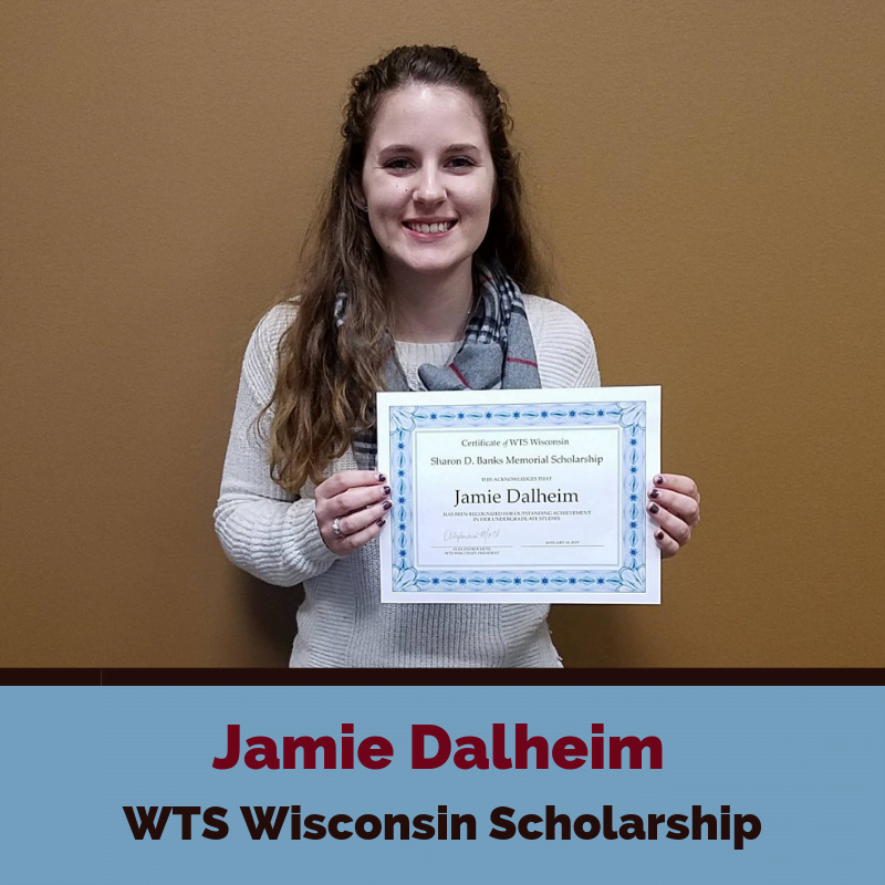 Jamie Dalheim Awarded Scholarship