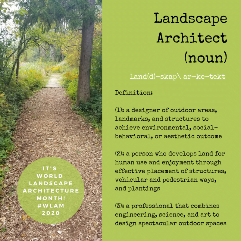 It's World Landscape Architecture Month