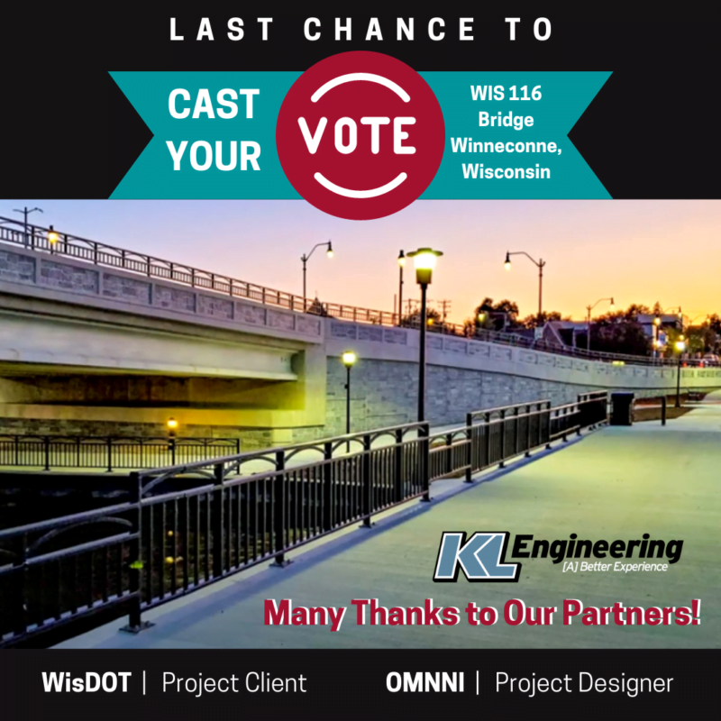 Final Days to Vote for STH 116 Winneconne Bridge