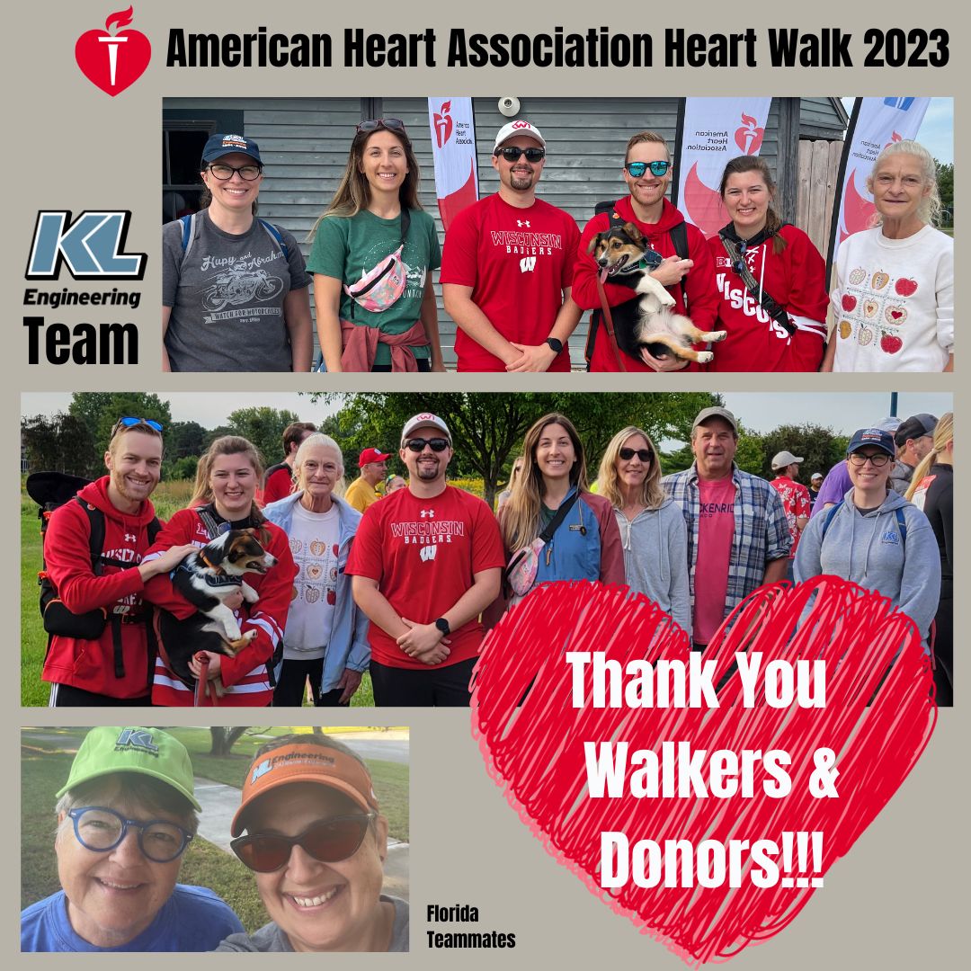 Thank You AHA Donors & Walkers | KL Engineering