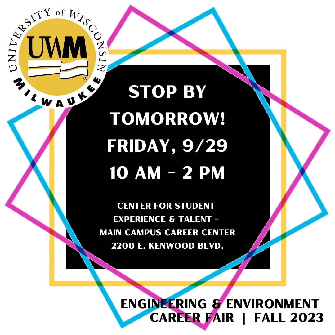 UWMilwaukee Career Fair Tomorrow! KL Engineering