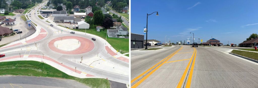 USH 14 in Westby, WI - WisDOT Design Award Winner