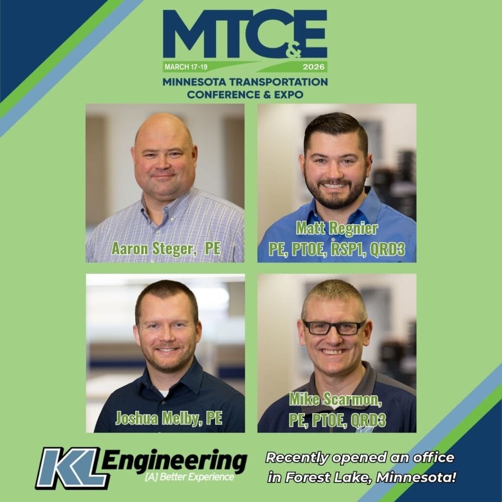 Graphic includes photos of the people attending the event on a green background, with blue and green accents.