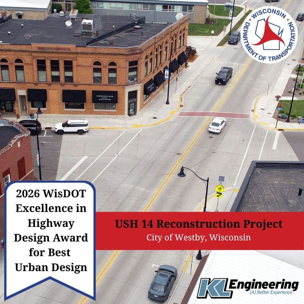 graphic includes a photo of the project as well as the award details across the graphic.