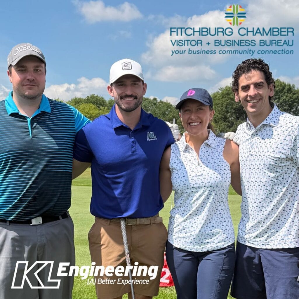 Graphic includes a group photo from the event, as well as logos from Fitchburg Chamber Visitor and Business Bureau.