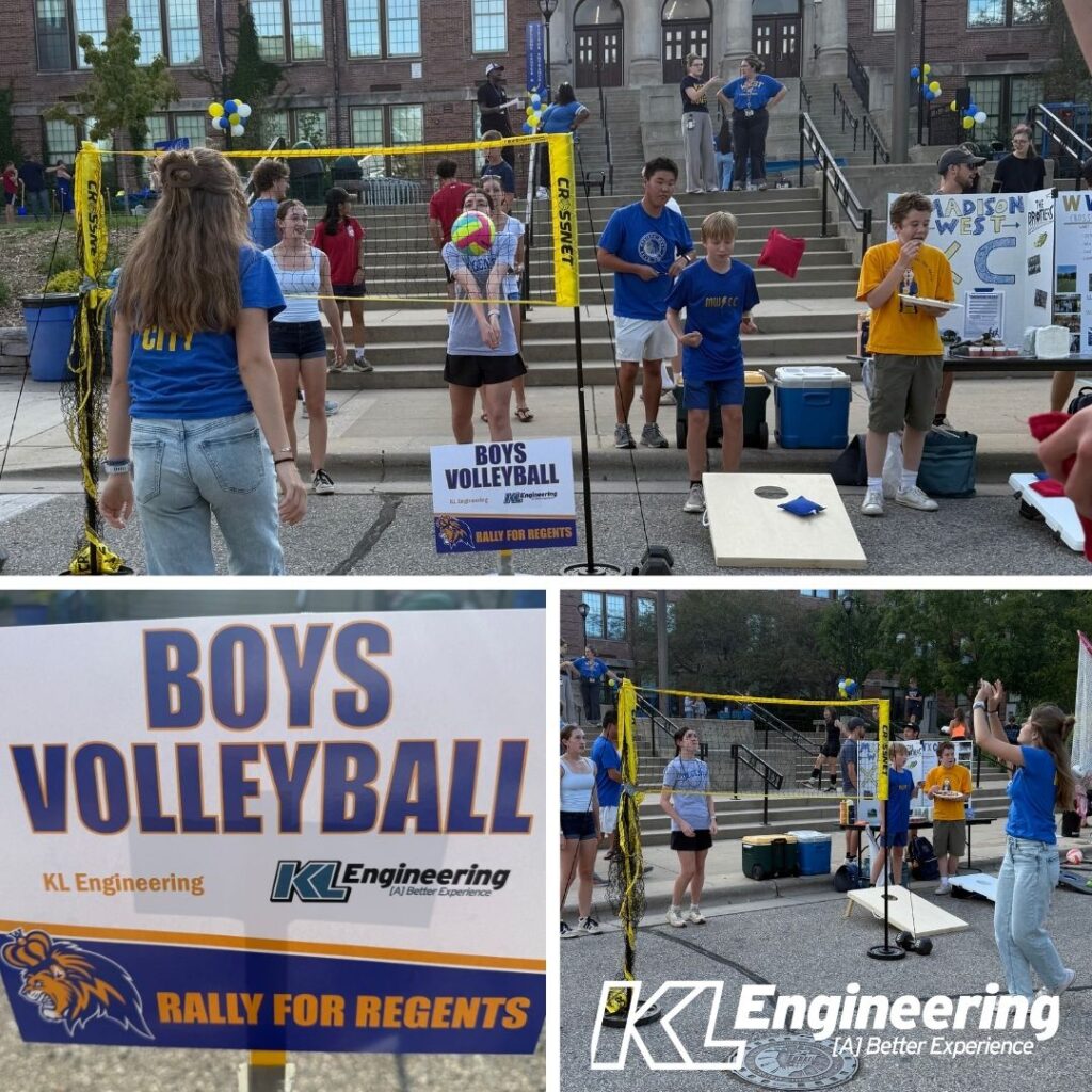 Graphic includes photos from the event in a collage, along with the KL Engineering logo in the lower right corner.