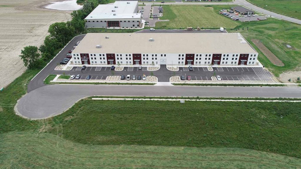 DJI_0694 Everlight Solar Headquarters - Aerial photo of the entire facility