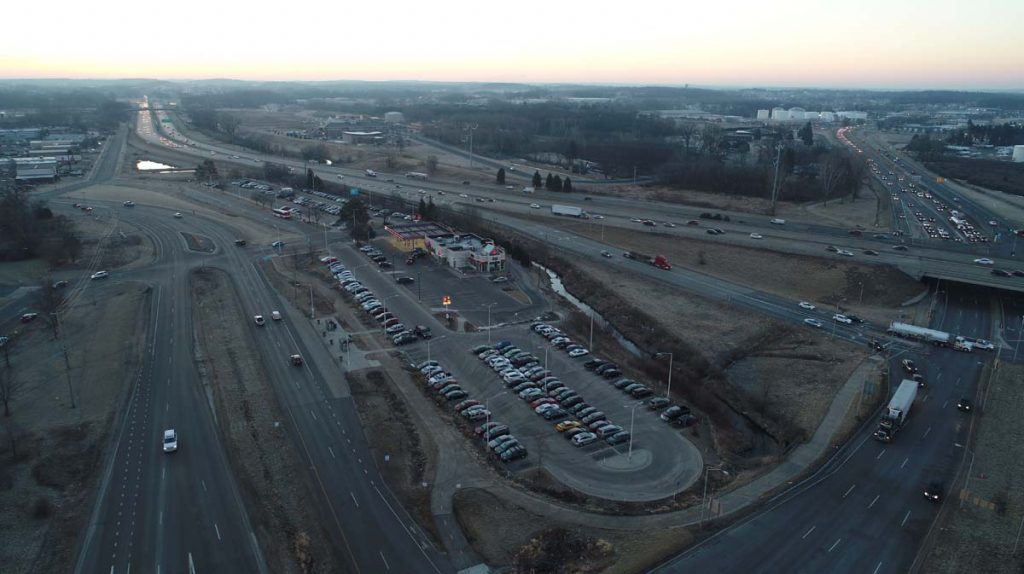 DCIM100MEDIADJI_0090.JPG Aerial Photo of Dutch Mill Park & Ride