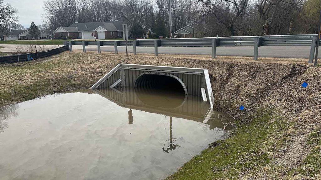 Willow Road Culvert_front_1400_1509 Willow Road culvert replacement in Town of Westport, Wisconsin