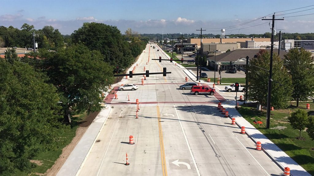 cormier-fi road under construction